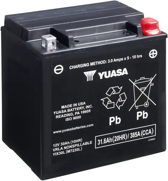 motobaterie YUASA YIX30L-BS (12V 30Ah)