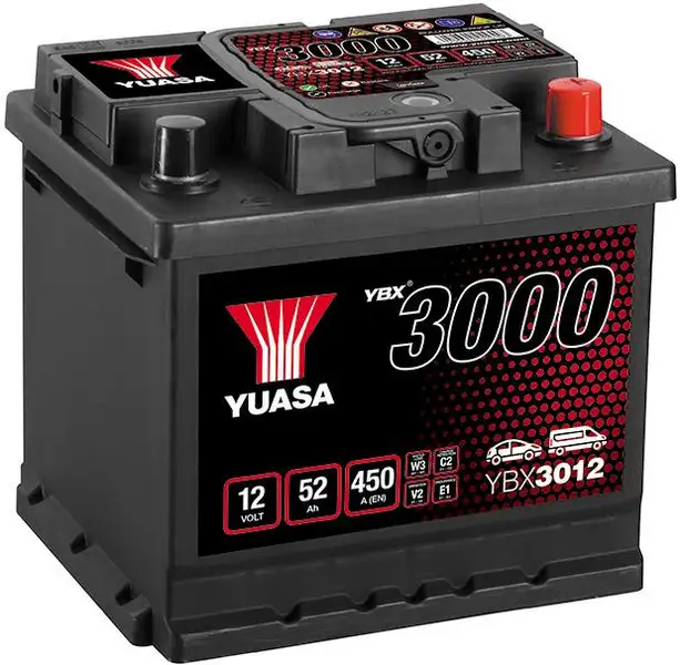 autobaterie YUASA YBX3012 (12V 52Ah)