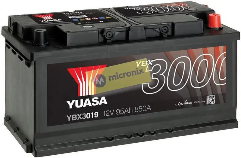 autobaterie YUASA YBX3019 (12V 95Ah)