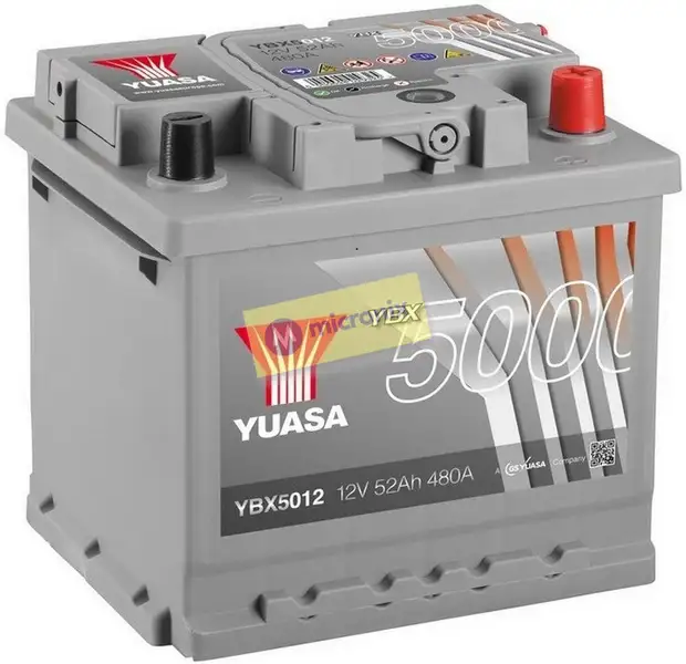 autobaterie YUASA YBX5012 (12V 52Ah)