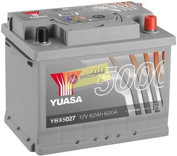 autobaterie YUASA YBX5027 (12V 62Ah)