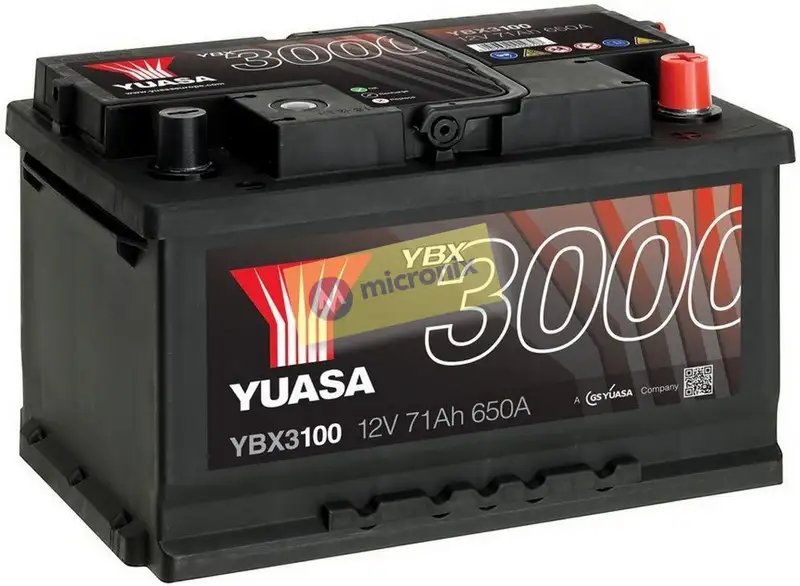 autobaterie YUASA YBX3100 (12V 71Ah)