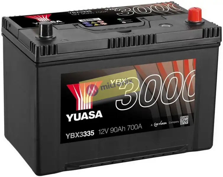 autobaterie YUASA YBX3335 (12V 90Ah)