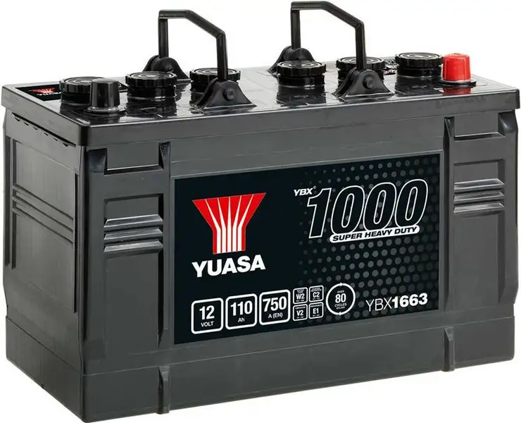 autobaterie YUASA YBX1663 / 663SHD (12V 110Ah)