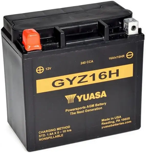 motobaterie YUASA GYZ16H (12V 16Ah)