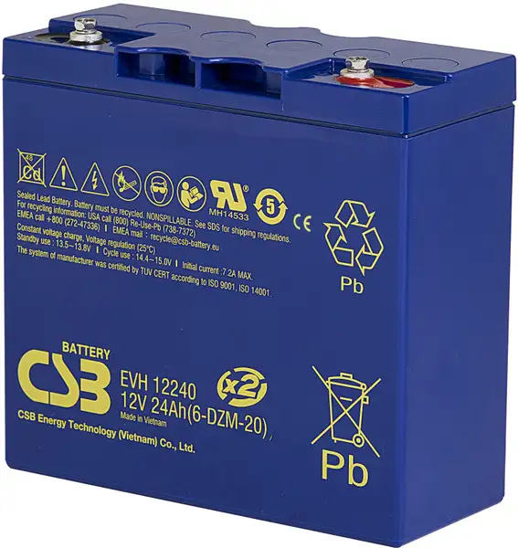 akumulátor CSB EVH12240 (12V/24Ah)