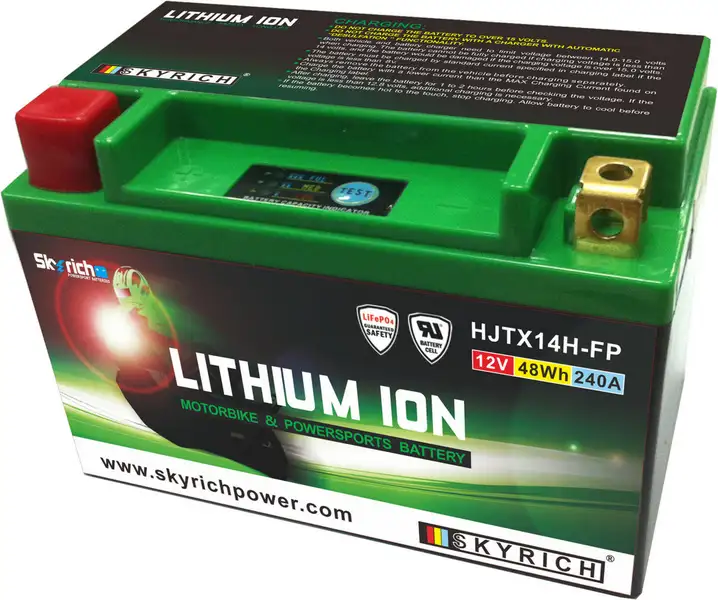 motobaterie Skyrich Lithium HJTX14H-FP (12V 48Wh)