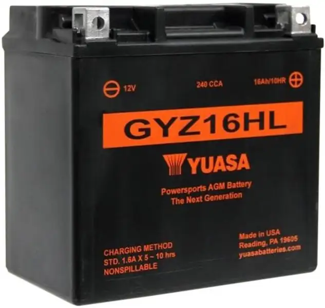 motobaterie YUASA GYZ16HL (12V 16Ah)