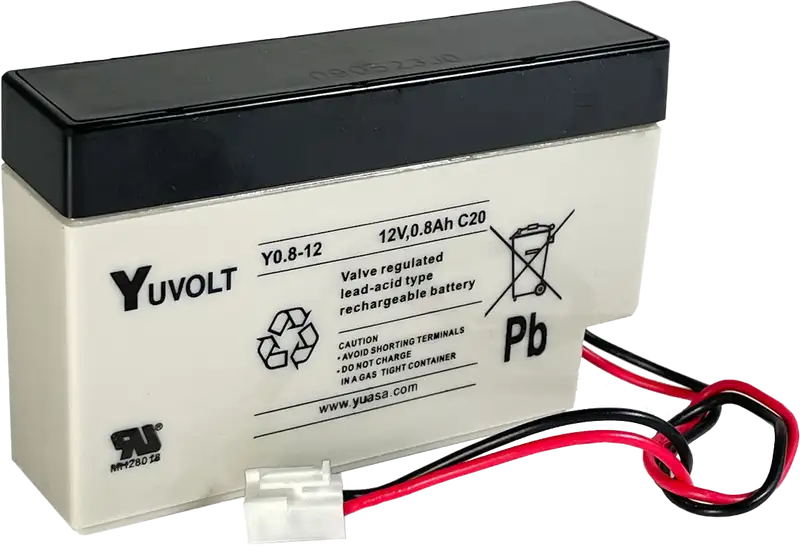 akumulátor Yucel Y0,8-12 (12V/0,8Ah)
