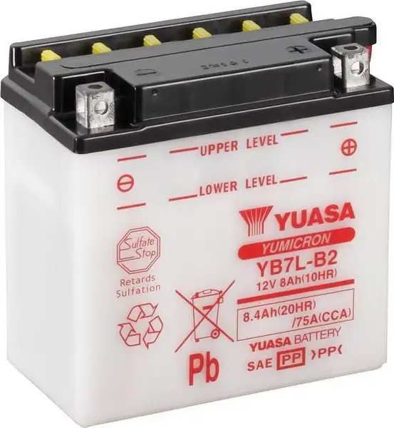 motobaterie YUASA YB7L-B2 (12V 8Ah)