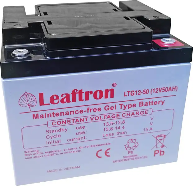 akumulátor Leaftron LTG12-50 gelový (12V/50Ah)