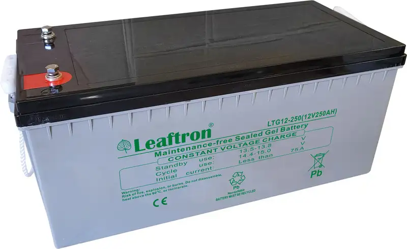 akumul&aacute;tor Leaftron LTG12-250 gelov&yacute; (12V/250Ah)