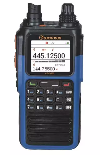WOUXUN KG-Q330 , VHF/UHF, příjem AIR, USB nabíjení, IP65